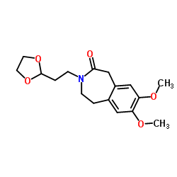 3-(2-(1,3-DIOXOLAN-2-YL)ETHYL)-7,8-DIMETHOXY-4,5-DIHYDRO-1H-BENZO[D]AZEPIN-2(3H)-ONE structure