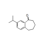 3-Isopropyl-6,7,8,9-tetrahydro-5H-benzo[7]annulen-5-one Structure
