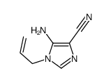 1H-Imidazole-4-carbonitrile,5-amino-1-(2-propenyl)-(9CI) structure