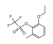 2-ethoxy-6-methylphenyl trifluoromethanesulfonate Structure