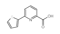 6-thien-2-ylpyridine-2-carboxylic acid Structure