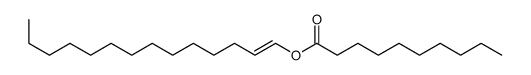 tetradec-1-enyl decanoate Structure