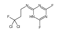 N-(3,3-dichloro-3-fluoropropyl)-4,6-difluoro-1,3,5-triazin-2-amine结构式