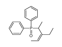 [3-ethylpent-3-en-2-yl(phenyl)phosphoryl]benzene Structure