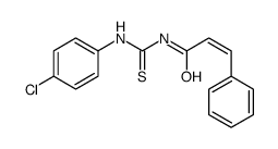 N-[(4-chlorophenyl)carbamothioyl]-3-phenylprop-2-enamide Structure