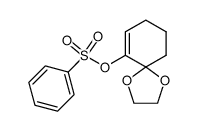 2-((Phenylsulfonyl)oxy)cyclohex-2-enone ethylene ketal结构式