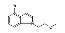 1H-Indole, 4-bromo-1-(2-methoxyethyl)结构式