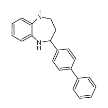 2-联苯-4-基-2,3,4,5-四氢-1H-苯并[b][1,4]二氮杂卓结构式