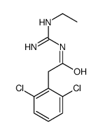 2-(2,6-dichlorophenyl)-N-(N'-ethylcarbamimidoyl)acetamide结构式