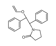 1-[(1S,2R)-2-ethenoxy-1,2-diphenylethyl]pyrrolidin-2-one Structure