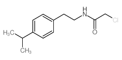 2-Chloro-N-[2-(4-isopropylphenyl)ethyl]acetamide Structure