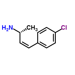 (2R,3Z)-4-(4-Chlorophenyl)-3-buten-2-amine Structure