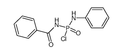 N-benzoyl-N'-phenyl-diamidophosphoryl chloride结构式