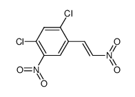 2,4-Dichlor-β,5-dinitro-styrol结构式