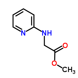 methyl 2-(2-pyridylamino)acetate structure