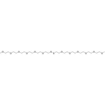 m-PEG6-SS-PEG6-methyl Structure