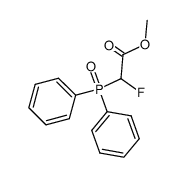 diphenyl-phosphinoxy-fluoroacetate de methyle结构式