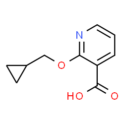 2-(cyclopropylmethoxy)pyridine-3-carboxylic acid structure