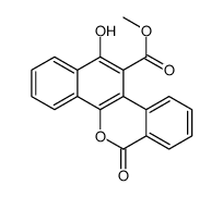 methyl 12-hydroxy-6-oxonaphtho[1,2-c]isochromene-11-carboxylate Structure