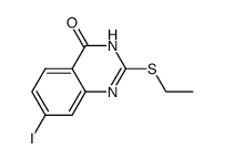 2-(ethylthio)-7-iodoquinazolin-4(3H)-one Structure