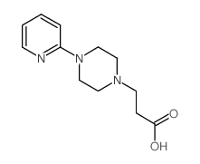 2-(4-pyridin-2-ylpiperazin-1-yl)propanoic acid structure