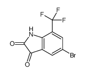 5-溴-7-(三氟甲基)二氢吲哚-2,3-二酮图片