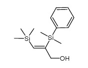 (Z)-2-dimethylphenylsilyl-3-trimethylsilyl-2-propen-1-ol结构式