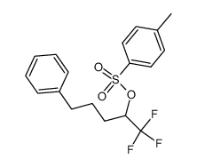 5-phenyl-1,1,1-trifluoropentan-2-ol tosylate Structure