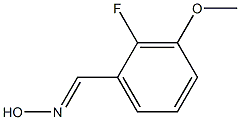 2-fluoro-3-methoxybenzaldehyde oxime结构式