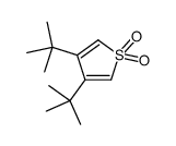 3,4-ditert-butylthiophene 1,1-dioxide结构式