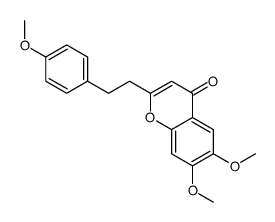 6,7-二甲氧基-2-[2 -(4 ’-甲氧基苯基)乙基〕色酮结构式