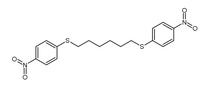 1,6-bis((4-nitrophenyl)thio)hexane Structure