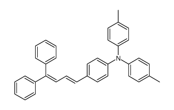 N-[4-(4,4-diphenylbuta-1,3-dienyl)phenyl]-4-methyl-N-(4-methylphenyl)aniline Structure