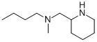 N-butyl-N-methyl-N-(piperidin-2-ylmethyl)amine structure