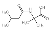 2-Methyl-N-(3-methylbutanoyl)alanine结构式