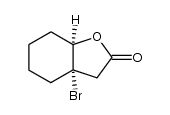 3a-bromo-hexahydro-benzofuran-2-one Structure