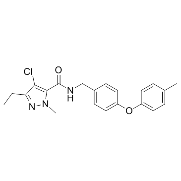 唑虫酰胺结构式