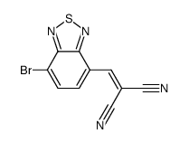 2-[(7-溴-2,1,3-苯并噻二唑-4-基)亚甲基]丙二星空app结构式