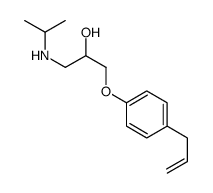 1-(p-Allylphenoxy)-3-(isopropylamino)-2-propanol structure