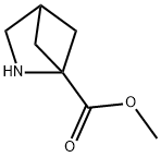 2-Aza-bicyclo[2.1.1]hexane-1-carboxylic acid methyl ester Structure