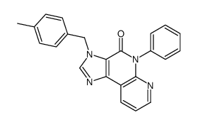 3,5-Dihydro-3-((4-methylphenyl)methyl)-5-phenyl-4H-imidazo(4,5-c)(1,8) naphthyridin-4-one Structure