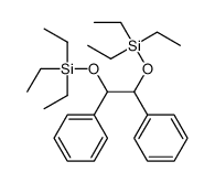 (1,2-diphenyl-2-triethylsilyloxyethoxy)-triethylsilane Structure