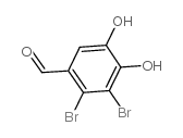 2,3-dibromo-4,5-dihydroxybenzaldehyde Structure