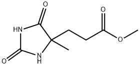 Methyl 3-(4-Methyl-2,5-dioxo-4-imidazolidinyl)propanoate Structure