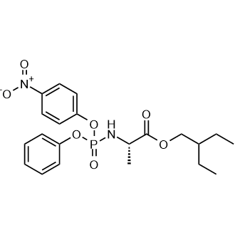 2-Ethylbutyl ((4-nitrophenoxy)(phenoxy)phosphoryl)-L-alaninate picture