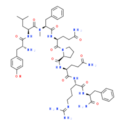 (D-Tyr1,N-Me-Phe3)-Neuropeptide FF trifluoroacetate salt结构式