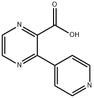 3-(pyridin-4-yl)pyrazine-2-carboxylic acid Structure