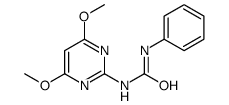 1-(4,6-dimethoxypyrimidin-2-yl)-3-phenylurea结构式