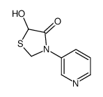 4-Thiazolidinone,5-hydroxy-3-(3-pyridinyl)-(9CI)结构式