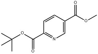 2-tert-butyl 5-methyl pyridine-2,5-dicarboxylate Structure